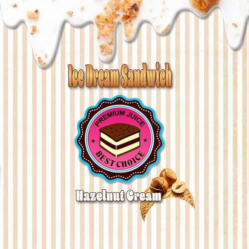 Hazelnut Cream - Ice Dream Sandwich - 50ml